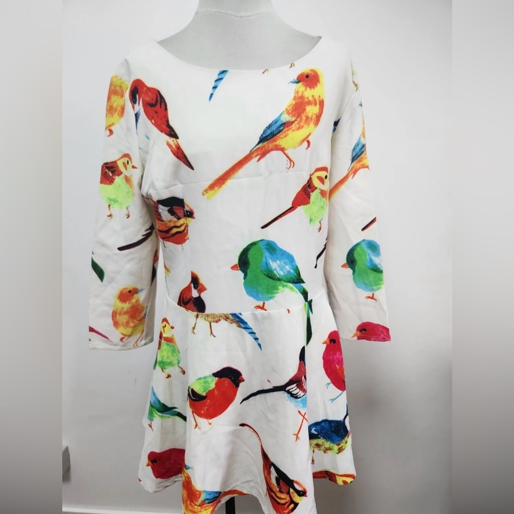 Alexander mcqueen famous tennis cut bird dress